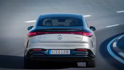Mercedes Benz EQS rear