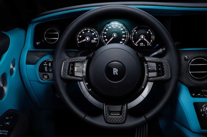 Rolls Royce Ghost Black Badge steering wheel