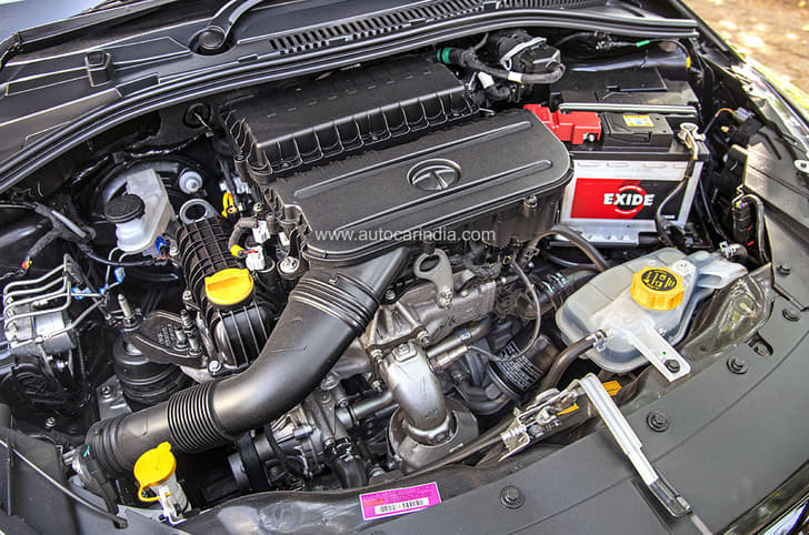 Tiago's 1.2-liter engine is down on power by 10hp in CNG mode.