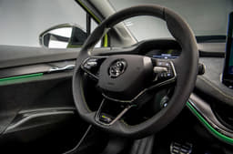 Skoda Enyaq Coupe vRS steering wheel