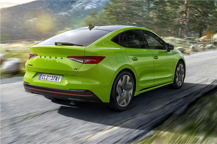 Skoda Enyaq Coupe vRS rear quarter