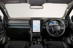 2022 Ford Everest interior front view.