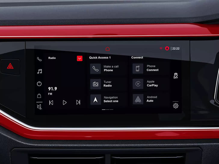Volkswagen Virtus Infotainment System