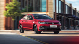 2022 VW Virtus front end.