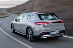 Mercedes Benz Eqs Suv Rear View