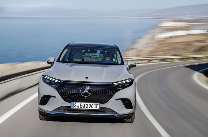Mercedes Benz Eqs Suv Front View