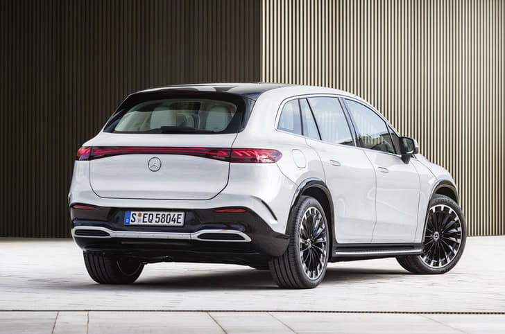 Mercedes Benz Eqs Suv Rear View