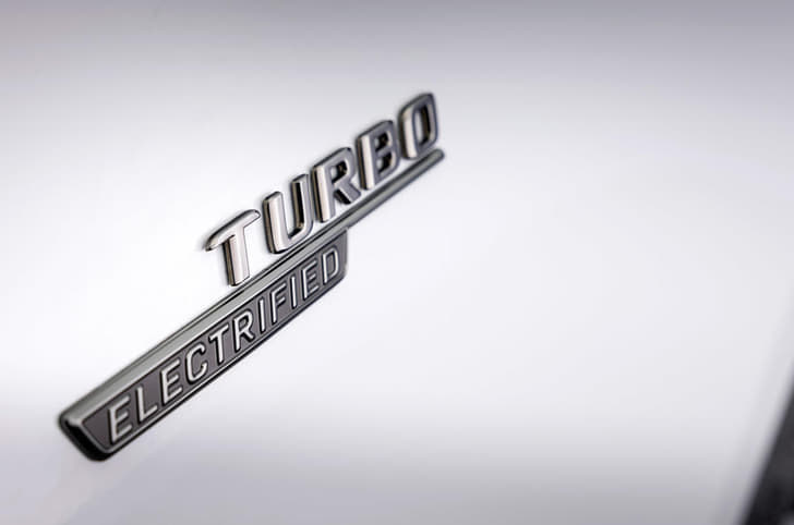 The 2022 Mercedes- Benz C43 gets a 48V mild hybrid system.