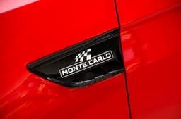 Skoda Kushaq Monte Carlo badging.