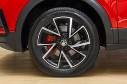 Skoda Kushaq Monte Carlo wheels.