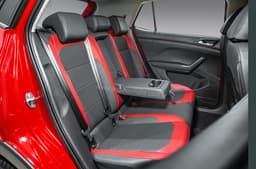 Skoda Kushaq Monte Carlo rear seats.