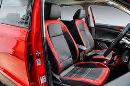 Skoda Kushaq Monte Carlo front seats.