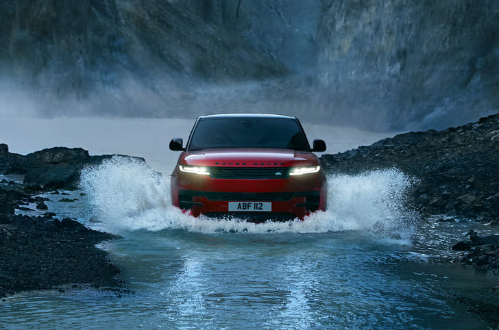 2022 Range Rover Sport water crossing.