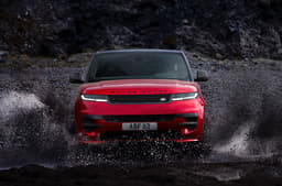 2022 Range Rover Sport water crossing.