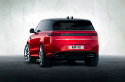 2022 Range Rover Sport rear view.