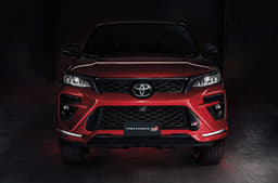 Toyota Fortuner GR Sport front view.