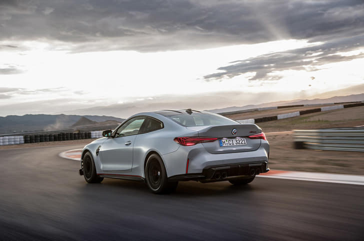 2022 BMW M4 CSL rear rolling
