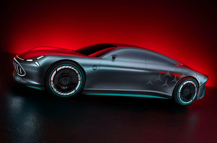 Mercedes-Benz Vision AMG concept side view 
