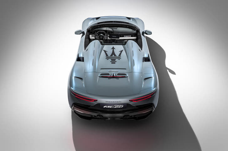 2022 Maserati MC20 Cielo rear deck