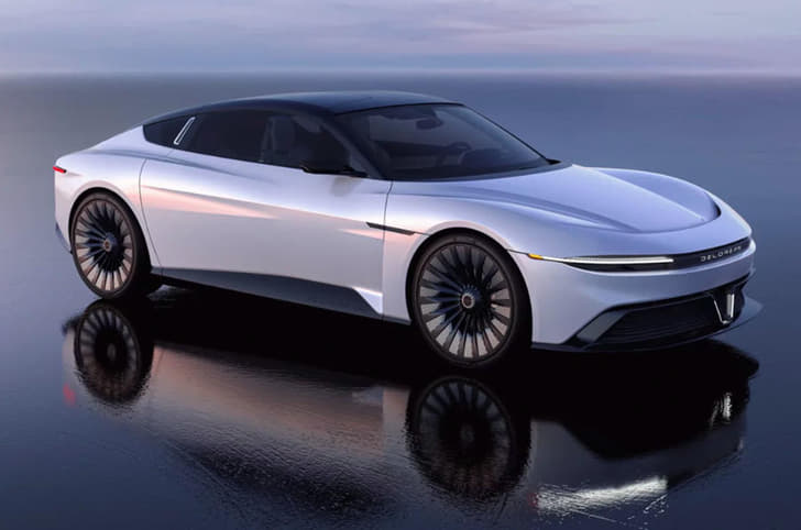 2024 Delorean Alpha5 front three quarter