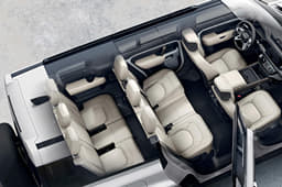 Gets stadium style three-row seating. 