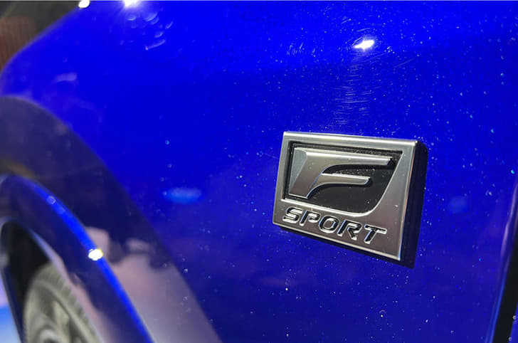 2022 Lexus RX F-sport badge