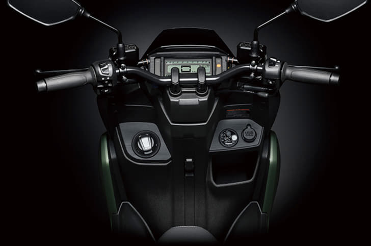 It gets an LCD display with Bluetooth connectivity. 