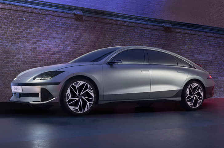 2023 Hyundai Ioniq 6 front three quarter