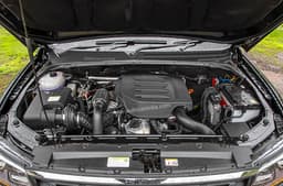Mahindra Scorpio N Open Bonnet Engine Shot