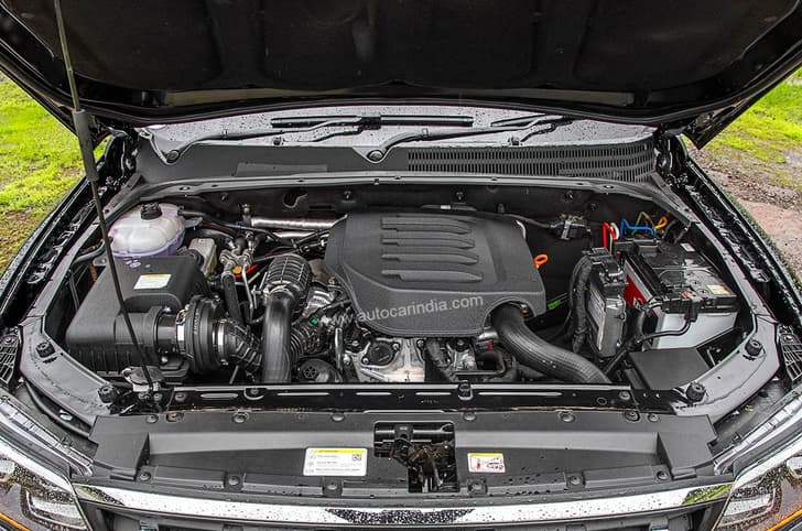Mahindra Scorpio N Open Bonnet Engine Shot