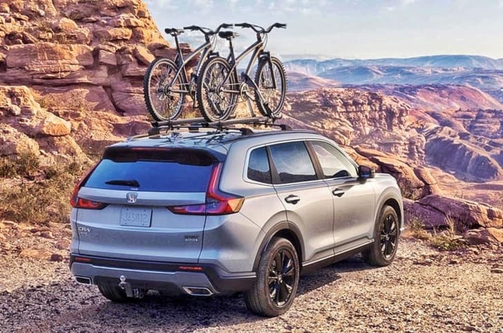 Honda CR-V bicycle rack