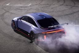 Hyundai RN22e concept drifting rear