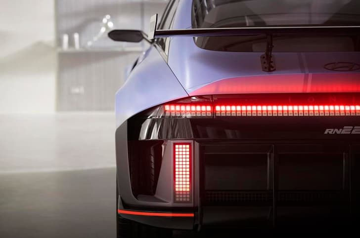 Hyundai RN22e concept tail lights