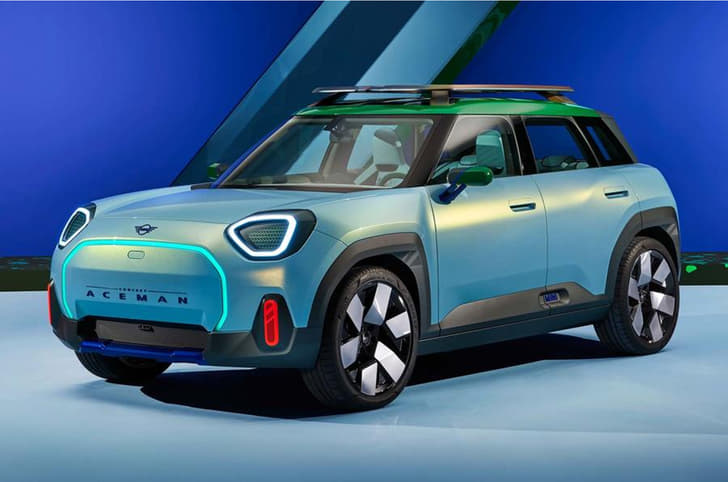 Mini Aceman EV concept front quarter