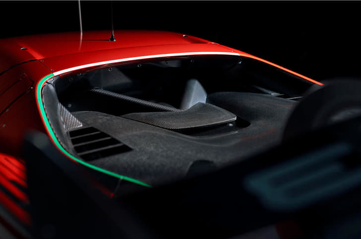 2023 Ferrari 296 GT3 engine cover