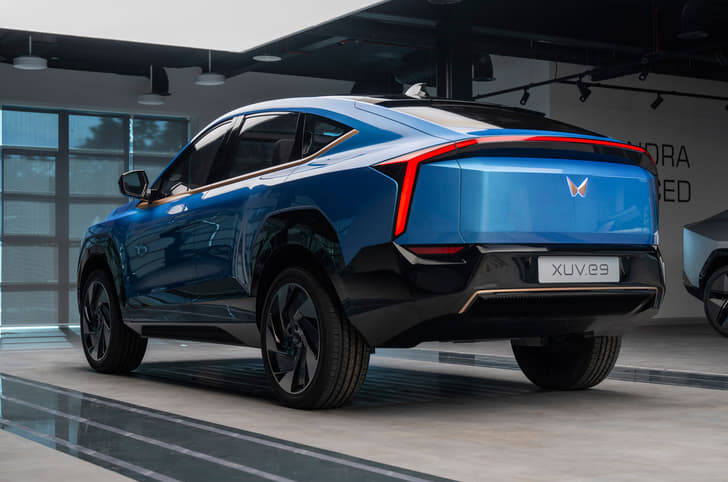 Mahindra XUV.e9 rear quarter 