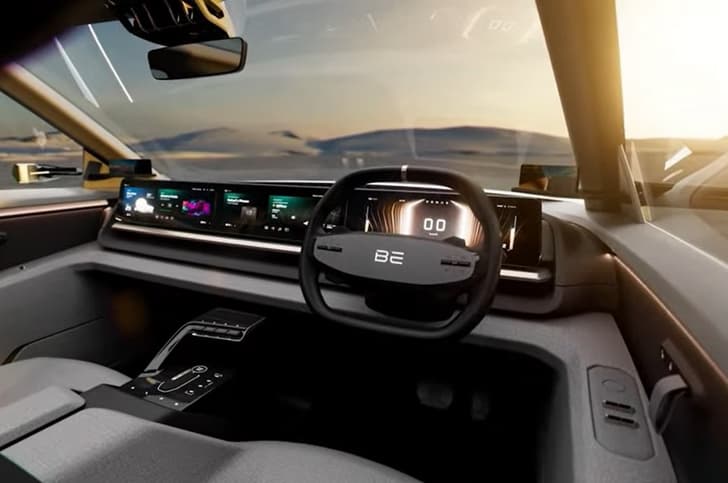 Mahindra BE.07 interior  