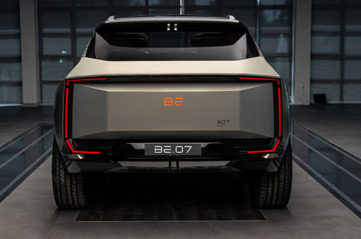 Mahindra BE.07 rear