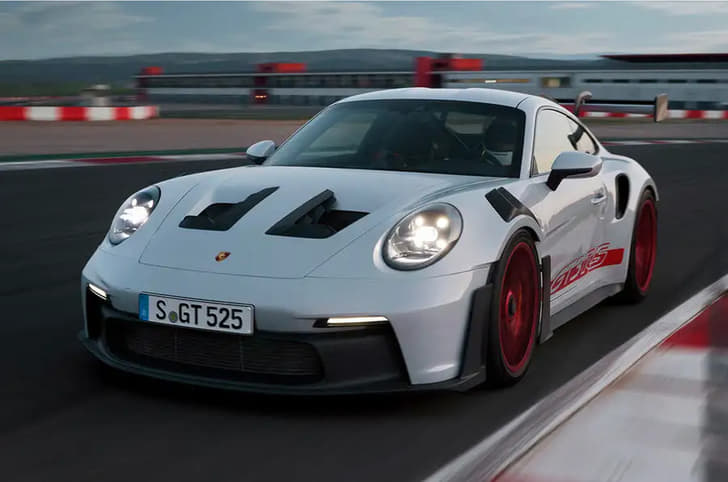 2023 Porsche 911 GT3 RS front track shot