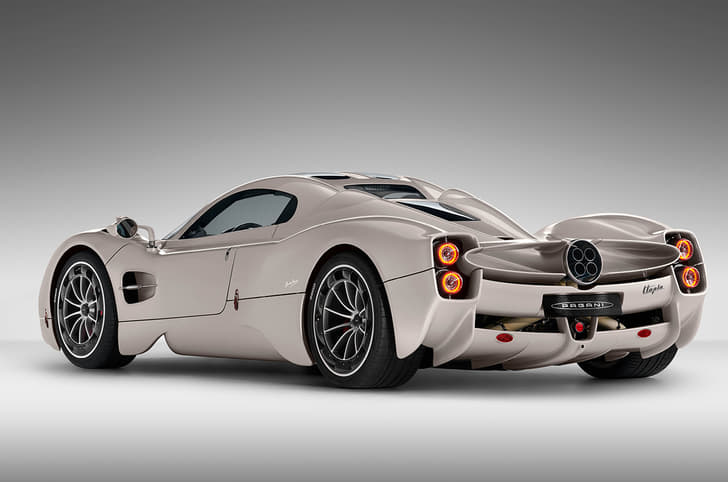 2022 Pagani Utopia rear quarter.