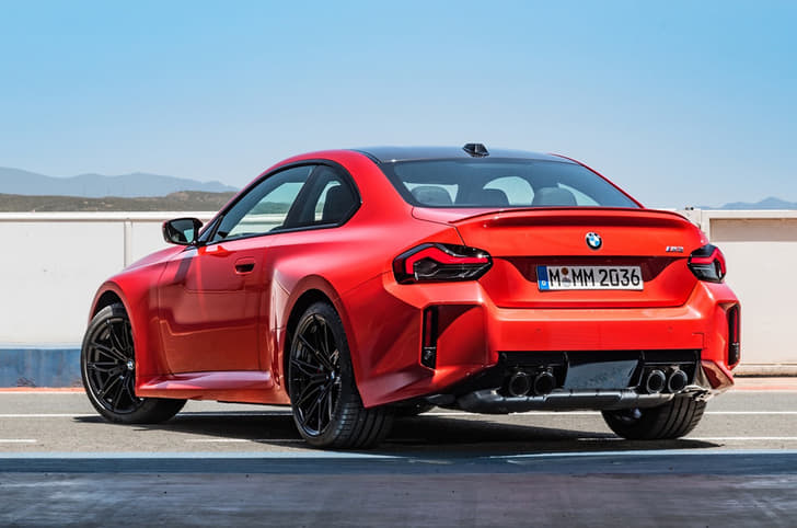 2023 BMW M2 coupe rear quarter