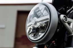 LED headlights are a first on an RE