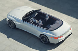 2022 Genesis X Convertible concept roof open