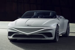 2022 Genesis X Convertible concept LED lighting