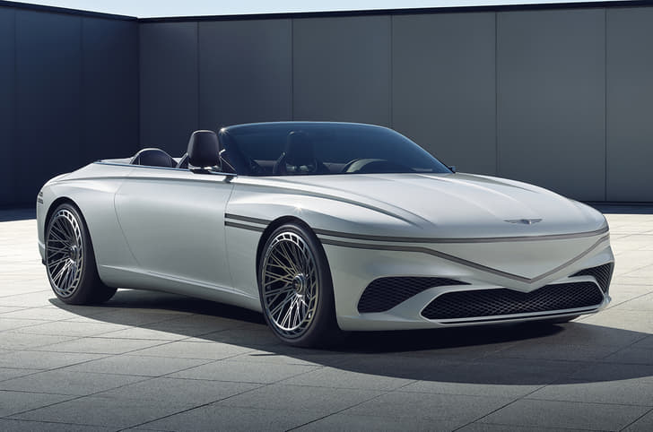 2022 Genesis X Convertible concept front quarter