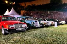 All the E-Class in estate form at the MBCCR.