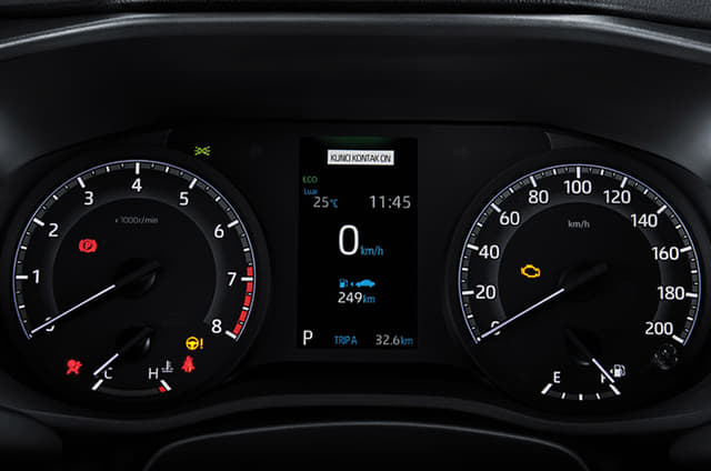 Toyota Innova Hycross instrument cluster