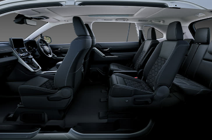 Toyota Innova Hycross seating layout