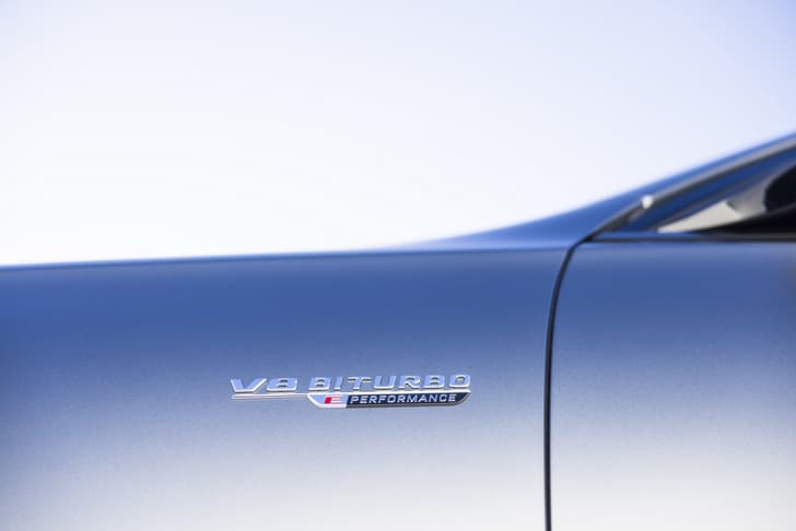 Mercedes-AMG S63 V8 badge 