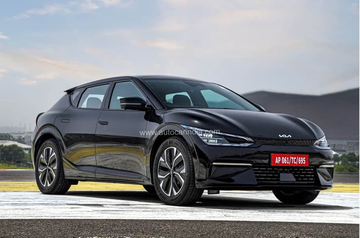 Kia EV6 (June 02) -
The EV6 is the only electric vehicle in Kia India’s portfolio and comes in two variants.